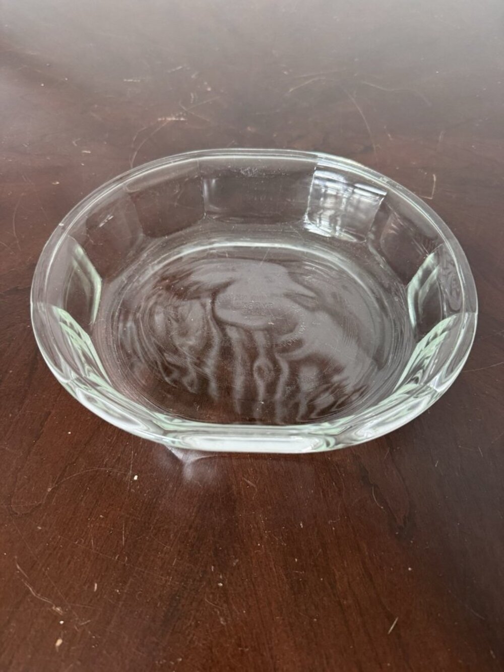 Pyrex ORIGINALS CLEAR 803-B Glass Paneled 1.25 QT OVAL CASSEROLE France